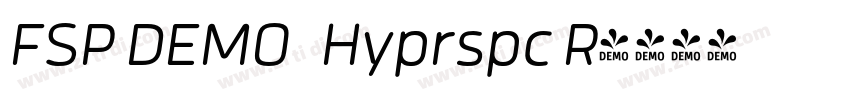 FSP DEMO   Hyprspc R字体转换